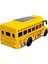 3D Işıklı Okul Otobüsü Sesli Sürtmeli Oyuncak Otobüs 15.5 cm 7