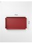 Vika TD-001 | Dekoratif Metal Tepsi – 37×21×7 cm | Koyu Kırmızı Modern Servis ve Orta Sehpa Tepsisi | Dayanıklı Metal Dekor Ürünü 2