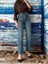 Julia Vintage Kesik Paça Mom Fit Straight Jean 4