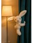 Sarılan Tavşan Peluş, Fon Perde Toplayıcı, Hug Me Tavşan Peluş 25 Cm Beyaz 5