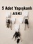Duvara Yapıştırmalı Askılık 5 Adet | Pratik Çok Amaçlı | Vidasız Duvara Monte Güçlü Yapışkan 1
