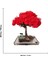 El Yapımı Kırmızı Bonsai Ağaç Dekoru – Doğal Dal Gövde & Akrilik Tabanlı Masaüstü Süs 6