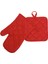 Yılbaşı Özel Tasarım Kardan Adam Desenli Fırın Eldiveni ve Tutacak Mutfak Seti - Kırmızı -Premium Kalitede Ürün - Hediyelik - 2 Parça - Kırmızı Beyaz- Sevimli Kardan Adam 2