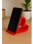 Kalpli Telefon Tutacağı Masaüstü / Telefon Standı Kırmızı 1