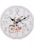 404-2631T-INT 12 Inç Kuvars Duvar Saati, Beyaz 3