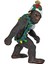 Bigfoot, Yeti Sabta'nın Şapkalı Komik Ağacı Dekorasyonu, Poliresin, Tam Renkli, 7,5 cm 1