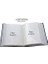 15X21CM 100 Fotoğraf Kapasiteli Ciltbezli Lüks Fotoğraf Albümü 689106-M 2