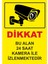 Dikkat Bu Alan 24 Saat Kamera ile Izlenmektedir Isg Uyarı Levhası Pvc A5 15X21 cm 1