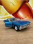 Çek Bırak 1967 Chevrolet Impala Mavi Diecast Model Araba 1967 Chevy Impala Mavi Açılan Kapılar 4