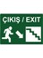 Çıkış / Exıt Isg Uyarı Levhası Pvc A5 15X21 cm 1