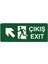 Çıkış Exıt Isg Uyarı Levhası Pvc A5 15X21 cm 1
