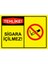 Tehlike! Sigara Içilmez! Isg Uyarı Levhası Pvc A5 15X21 cm 1