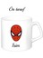 Kişiye Özel Spiderman Beyaz Afilli Kupa Bardak 1
