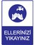 Ellerinizi Yıkayınız Isg Uyarı Levhası Pvc A5 15X21 cm 1