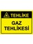 Tehlike Gaz Tehlikesi Isg Uyarı Levhası Pvc A5 15X21 cm 1