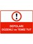 Depoları Düzenli ve Temiz Tut Isg Uyarı Levhası Pvc A5 15X21 cm 1