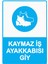 Kaymaz Iş Ayakkabısı Giy Isg Uyarı Levhası Pvc A5 15X21 cm 1