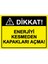 Dikkat! Enerjiyi Kesmeden Kapakları Açma! Isg Uyarı Levhası Pvc A5 15X21 cm 1