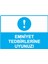 Emniyet Tedbirlerine Uyunuz! Isg Uyarı Levhası Pvc A5 15X21 cm 1