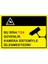 Bu Bina 7/24 Güvenlik Kamera Sistemiyle Izlenmektedir Isg Uyarı Levhası Pvc A5 15X21 cm 1