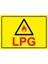 Lpg Isg Uyarı Levhası Pvc A5 15X21 cm 1