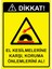 El Kesilmelerine Karşı, Koruma Önlemlerini Al! Isg Uyarı Levhası Pvc A5 15X21 cm 1