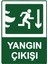 Yangın Çıkışı Isg Uyarı Levhası Pvc A5 15X21 cm 1