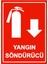 Yangın Söndürücü Isg Uyarı Levhası Pvc A5 15X21 cm 1