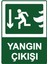 Yangın Çıkışı Isg Uyarı Levhası Pvc A5 15X21 cm 1