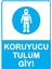 Koruyucu Tulum Giy! Isg Uyarı Levhası Pvc A5 15X21 cm 1