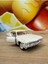 Çek Bırak 1967 Chevrolet Impala Krem Diecast Araba Açılan Kapılar 1967 Chevy Impala Model Araba 5
