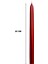 Kırmızı Renkli Şamdan Mum 10 Lu Paket 25 cm 2
