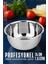 Inox Kase - 24 cm 1.6 Litre Karıştırma Kabı Profesyonel 304 Paslanmaz Çelik 1