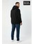 Erkek Büyük Beden New York Baskılı Kapüşonlu Sweatshirt SPR26BSW962 2