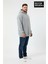 Erkek Büyük Beden Ince Kapşonlu Kollar ve Etek Ribanalı Swatshırt SPR26BSW957 2