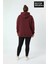 Kadın Büyük Beden Kapüşonlu Brooklyn Baskılı Sweatshirt SPR26BSWK961 3