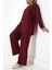 Düz Polyviskon Cepli Tunik & Pantolon Ikili Takım – Günlük Şık Kombin 4