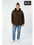 Kadın Büyük Beden Ar Baskılı Kapüşonlu Sweatshirt SPR26BSWK963 1