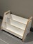 Akçehome Montessori 3 Raflı Beyaz Mdf Çok Kullanışlı Kitaplık 4