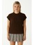 Roman Süzene Detay Acı Kahve Triko Süveter 5