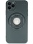 MYT09 iPhone 12 Pro Max Kılıf Lukka Magneticsafe Kapak - Koyu Yeşil 1