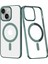 MYT09 iPhone 14 Plus Kılıf Element Magneticsafe Sert Kapak - Köknar Yeşili 1