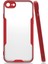 MYT09 iPhone 7 Kılıf Platin Silikon - Kırmızı 1