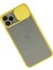 MYT09 iPhone 11 Pro Kılıf Palm Buzlu Kamera Sürgülü Silikon - Sarı 2