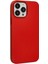 MYT09 iPhone 13 Pro Kılıf Asya Deri Silikon - Kırmızı 2
