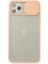 MYT09 iPhone 11 Pro Max Kılıf Palm Buzlu Kamera Sürgülü Silikon - Pembe 1