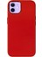 MYT09 iPhone 12 Kılıf Asya Deri Silikon - Kırmızı 1