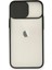 MYT09 iPhone 11 Kılıf Palm Buzlu Kamera Sürgülü Silikon - Siyah 2