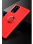 MYT09 Samsung Galaxy Note 20 Kılıf Range Yüzüklü Silikon - Kırmızı 2