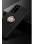 MYT09 Samsung Galaxy Note 20 Kılıf Range Yüzüklü Silikon - Siyah-Gold 2